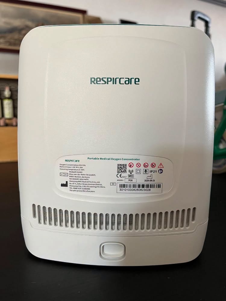 Mini kyslíkový koncentrátor RESPIRCARE - 2