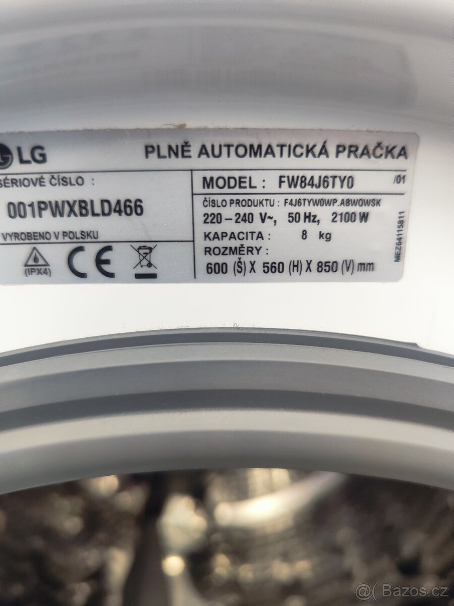 Pracka lg 8kg - 2