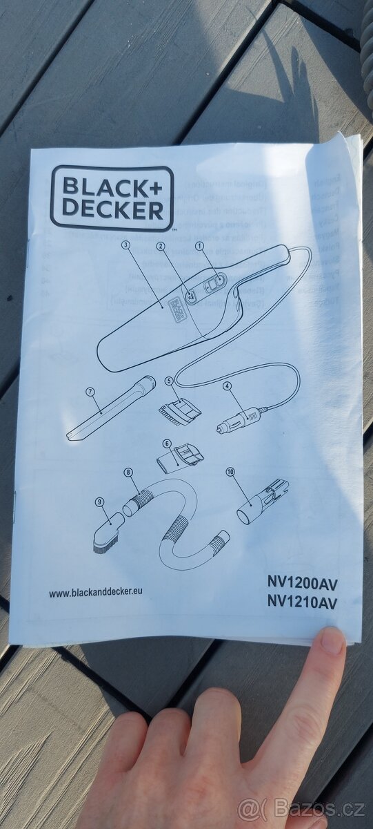 Ruční vysavač Black & Decker NV 1210 AV - 2