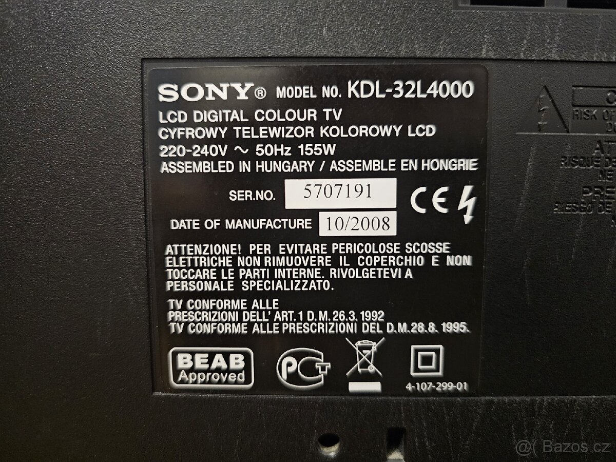 LCD Televize SONY - 2