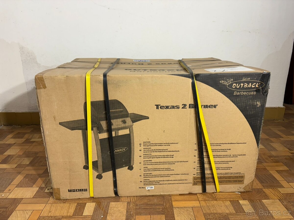 Nový nevybalený plynový gril OUTBACK Texas 2 Burner - 2