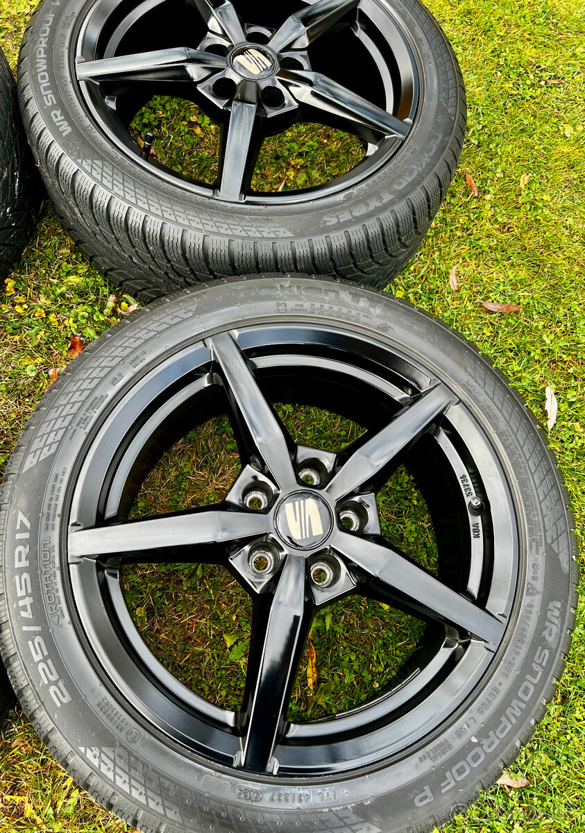 ALU ROVAL 7,5jx17ET46 + PNEU NOKIAN 225/45 R17 - 2