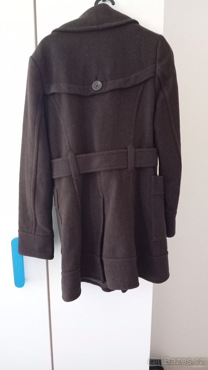 Dámský vlněný kabát vel.38 - 2