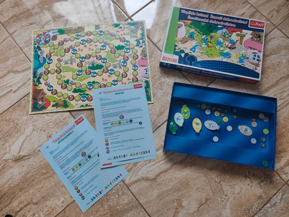 Desková stolní hra šmoulí dobrodružství - 2
