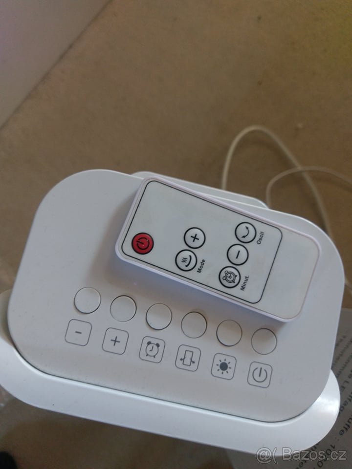 Elektrický topný ventilátor na dálkové ovládání 2000W - 2