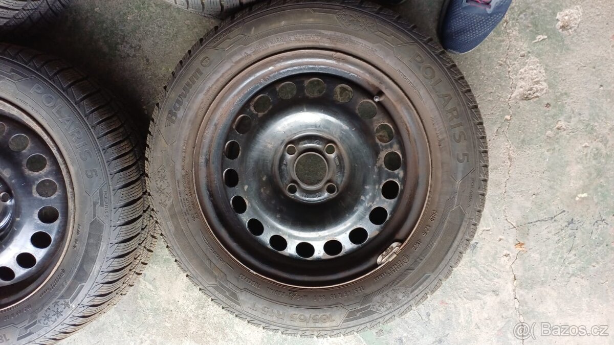 Prodám plechové disky s pneumatikama - 2