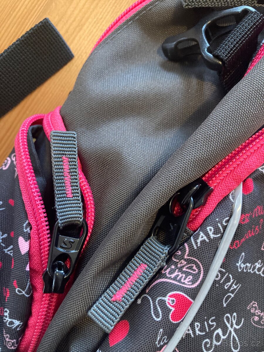 Nenošená školní taška Stil Paris + sáček baagl - 2