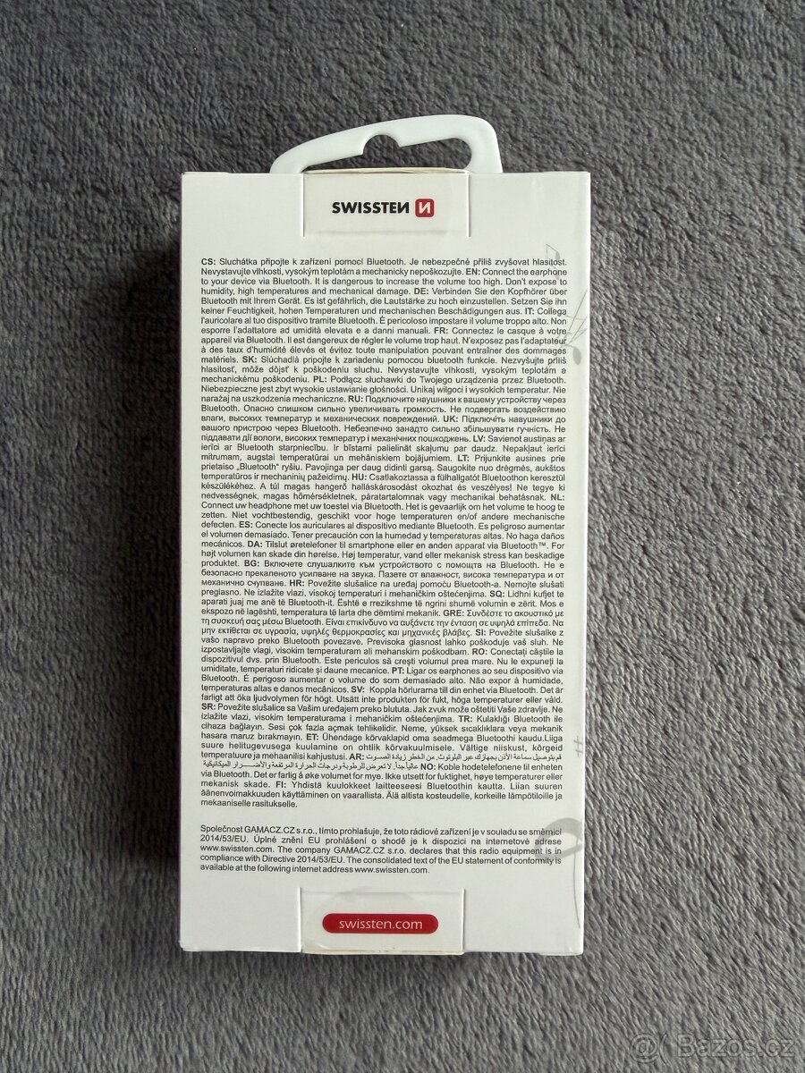 Bezdrátová sluchátka Swissten Alupods Pro černá - 2