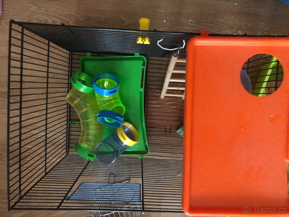 Klec dvojpatrová pro křečka - 2