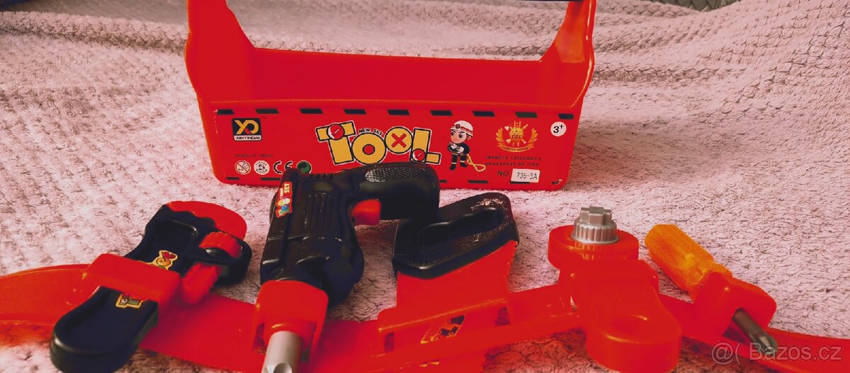 Dětské plastové nářadí a nástroje s páskem - 2