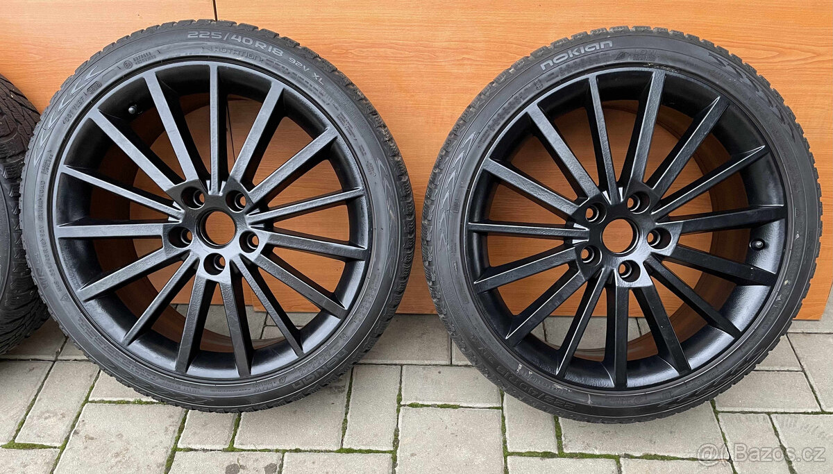 TURINI schwarz org. skoda. Octavia RS 5x112 7,5x18 ET 51 VW - 2