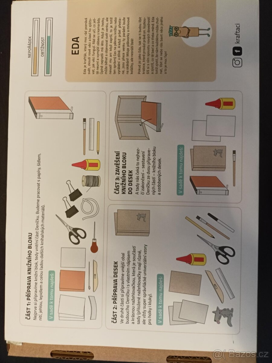 Kreativní sada deníček KRAFTACI 6+ - 2