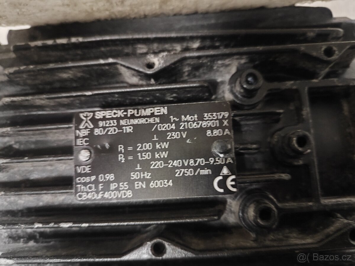 BAZÉNOVÉ ČERPADLO SPECK-PUMPEN - 2