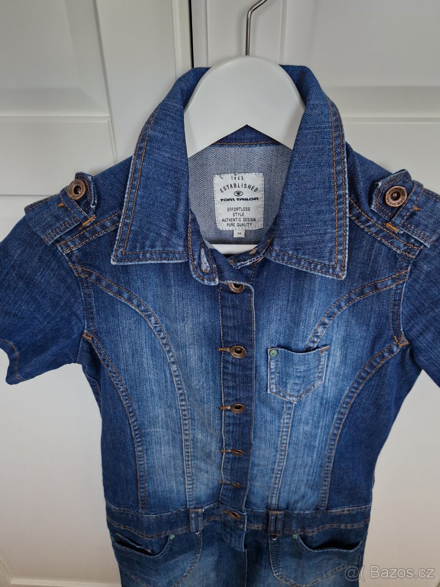 Tom Tailor, džínové šaty vel. - 2