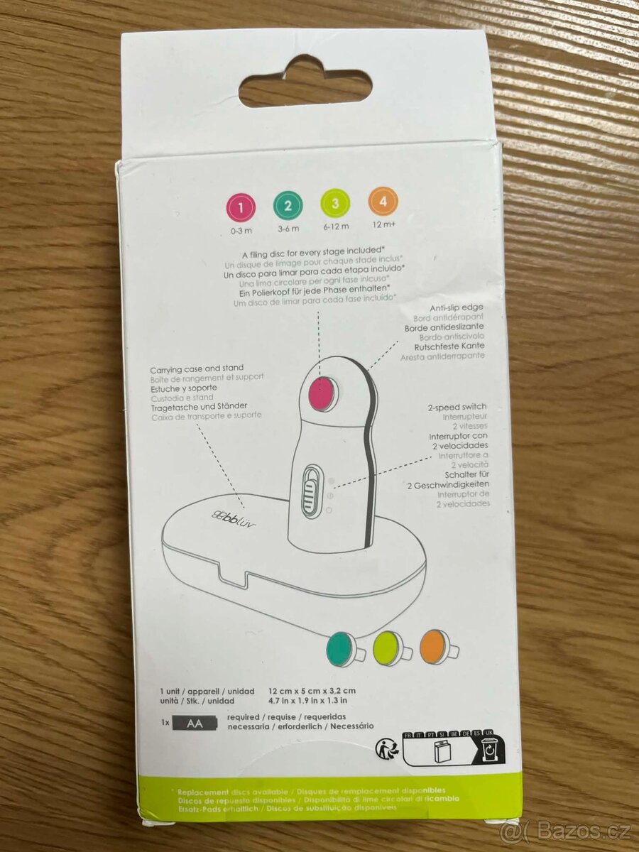 Dětský elektrický pilník na nehty Trimo - 2