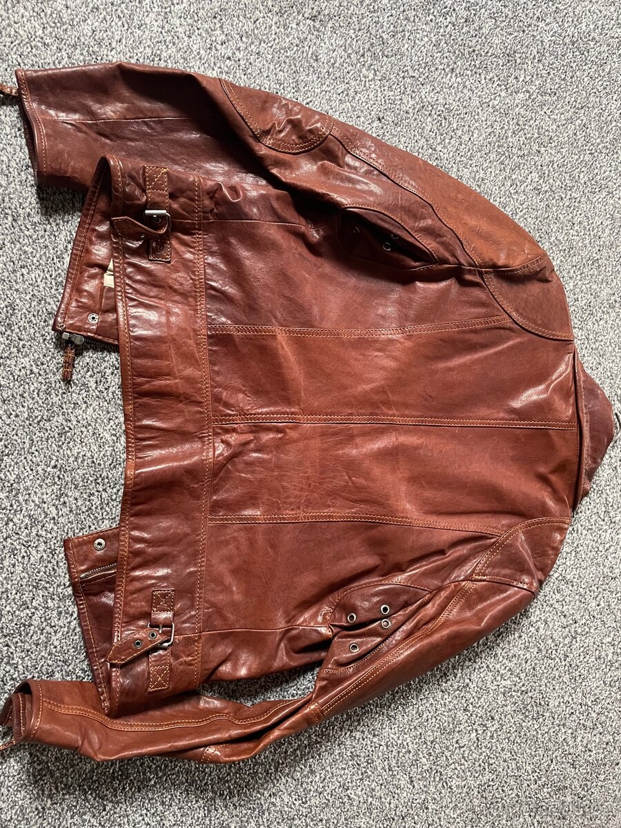 Kožená bunda zn. Mauritius velikost 40 - 2