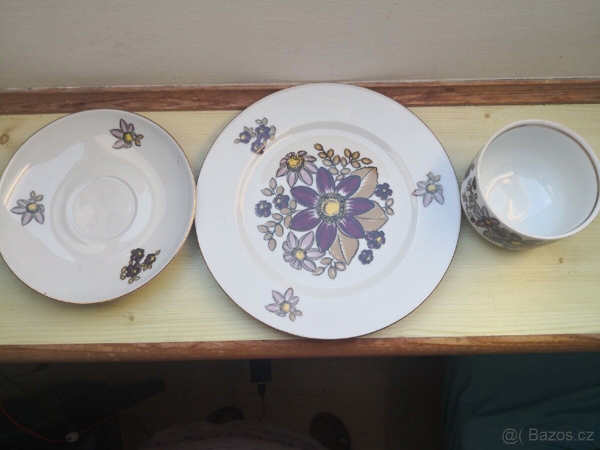 Porcelánový retro set - 2