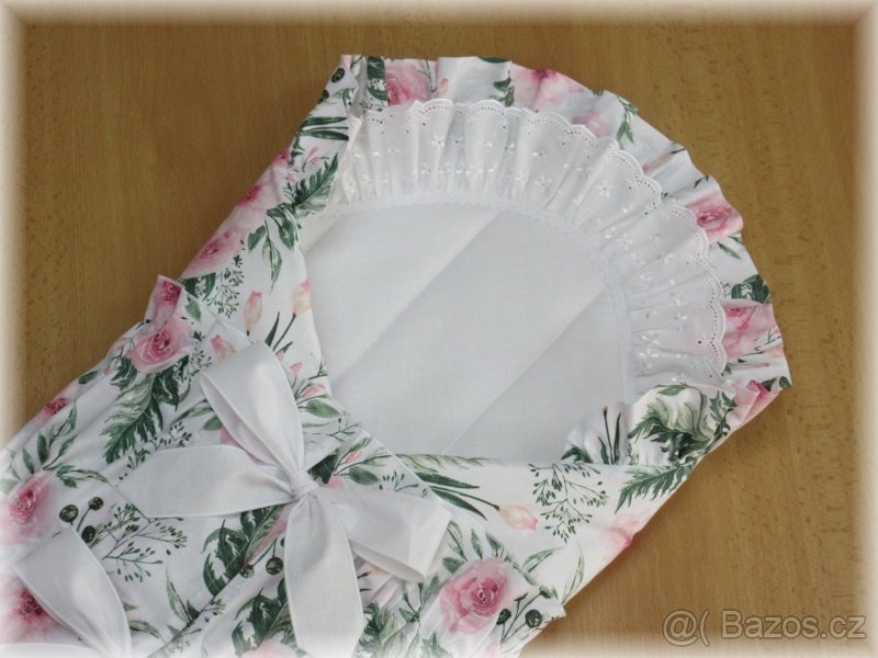 Zavinovačka krajka 75x75 cm růže - 2