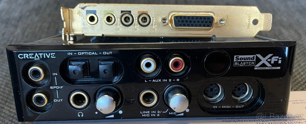 Creative Sound Blaster X-Fi Platinum s externím I/O modulem - 2