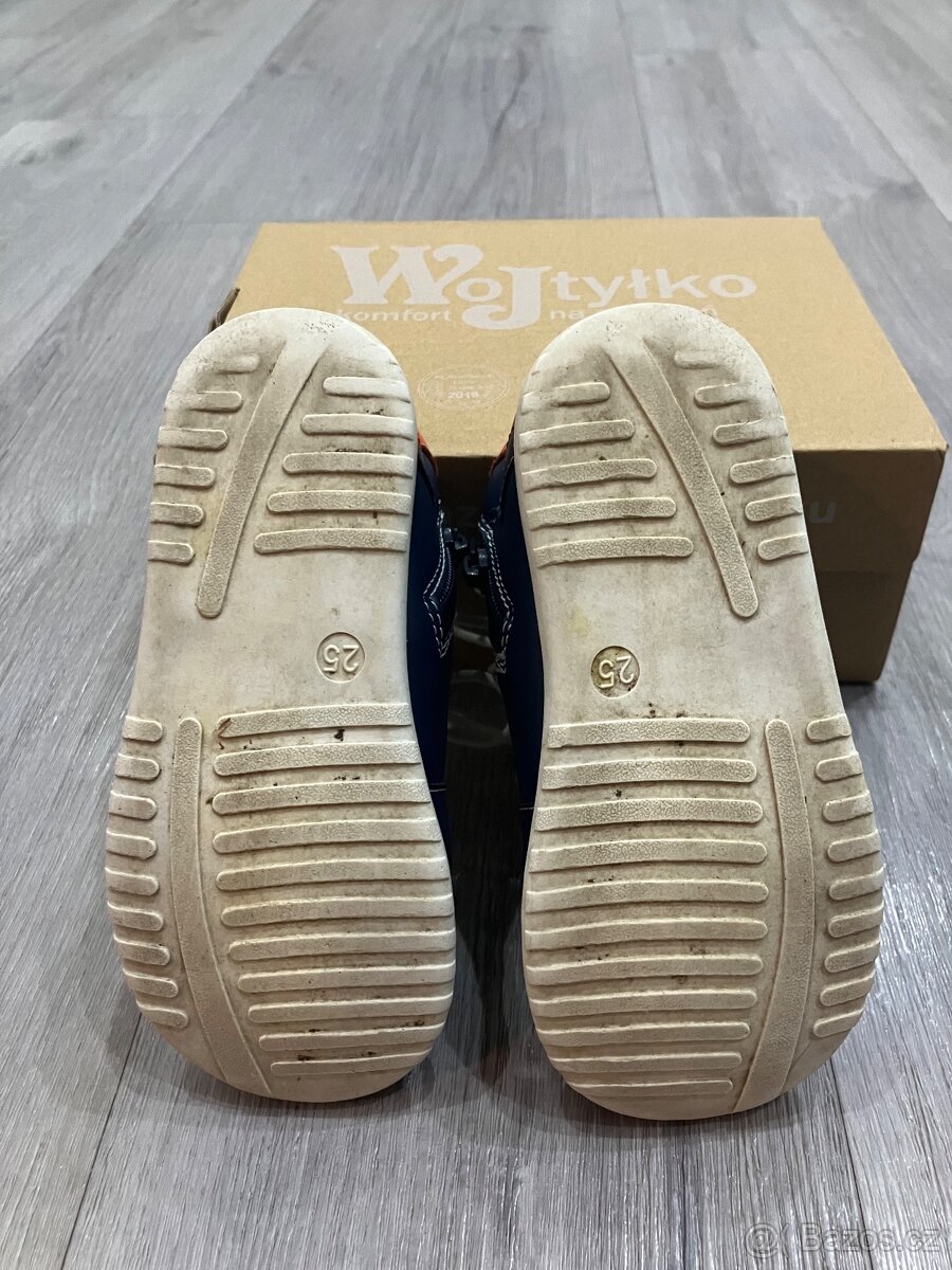 Dětské kotníčkové boty - vel.25 - 2