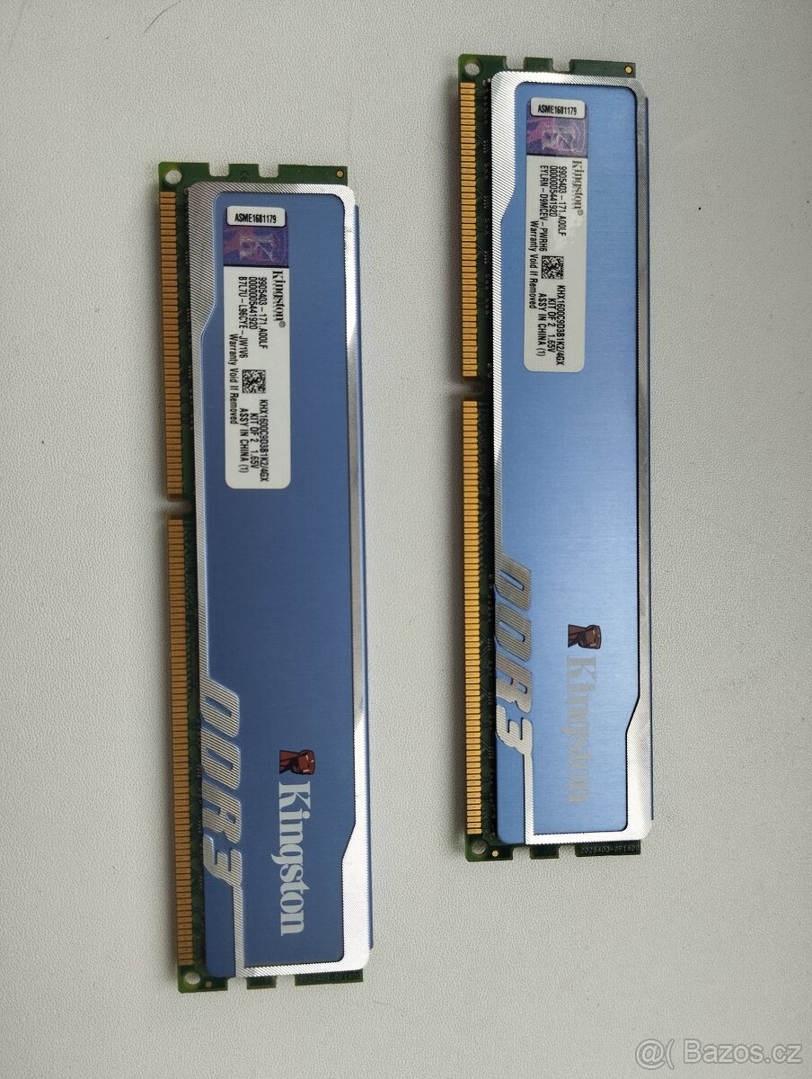 RAM Kingston HyperX blu DDR3 2x2GB - 2