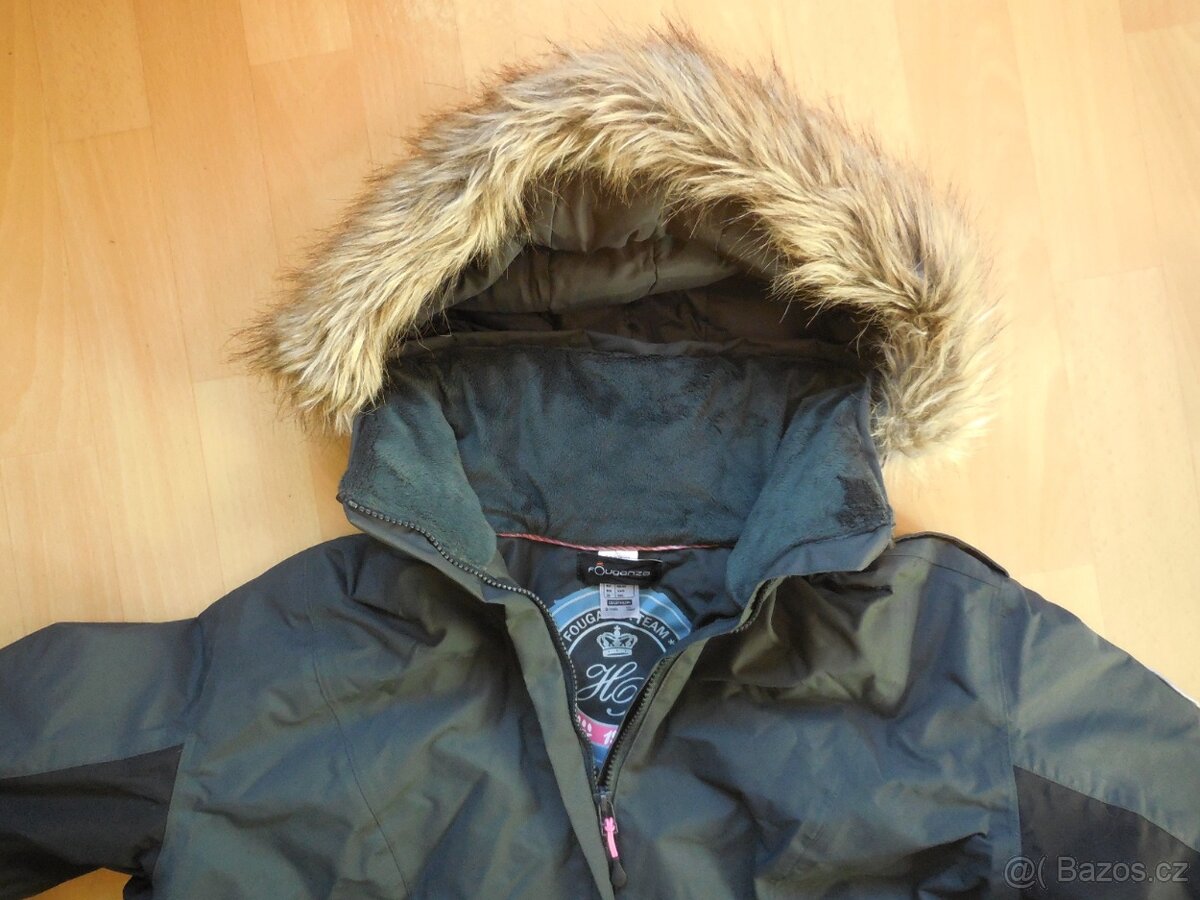 dámská Decathlon šedočerná bunda šustka zima sport. 50/XXL - 2