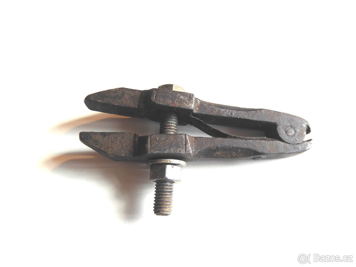 B218_ Zámečnická svěrka, 10 cm, retro - 2