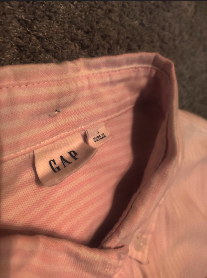 Pánská růžová košile, GAP, vel. S - 2