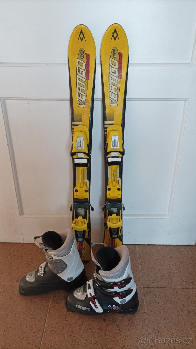 Dětské lyže Völkl + přeskáče Tecnika - 2
