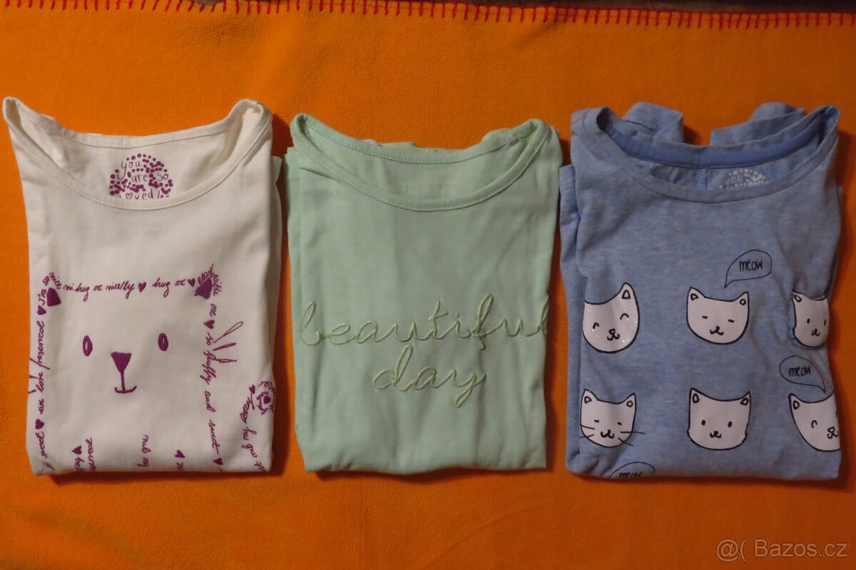 Oblečení pro holku, vel. 128 (16 ks) - 2