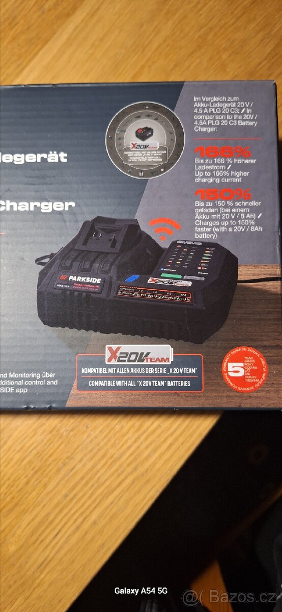 Parkside Smart nabíječka. - 2