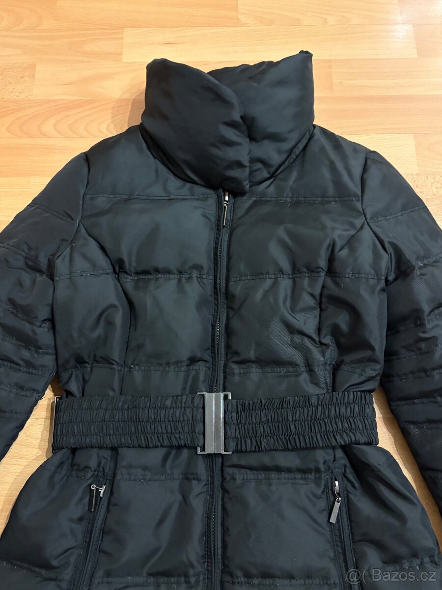 Černá péřová bunda, vel. M - 2