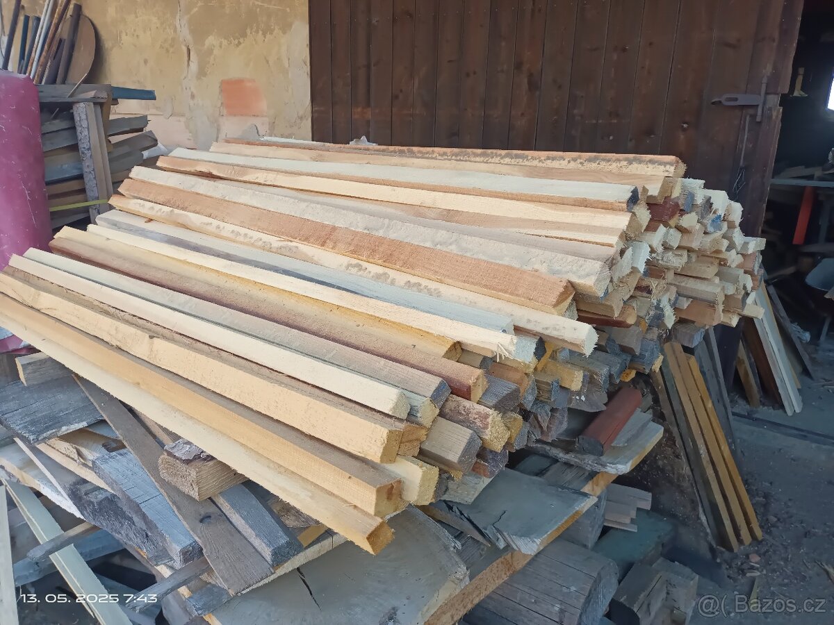 Prkna, latě, odřezky, kratiny - 2
