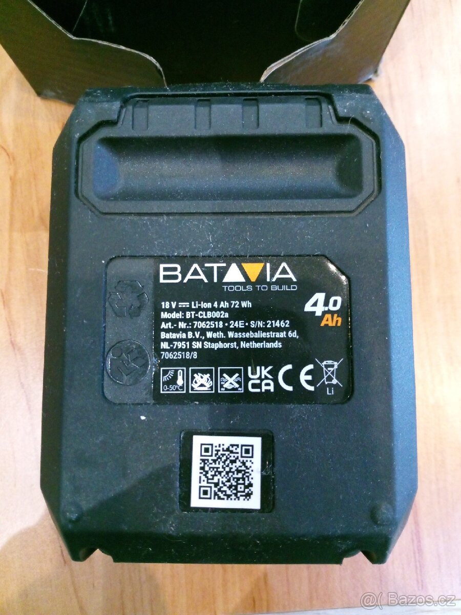 Akumulátor Batavia Maxpack 18V 4Ah - 2