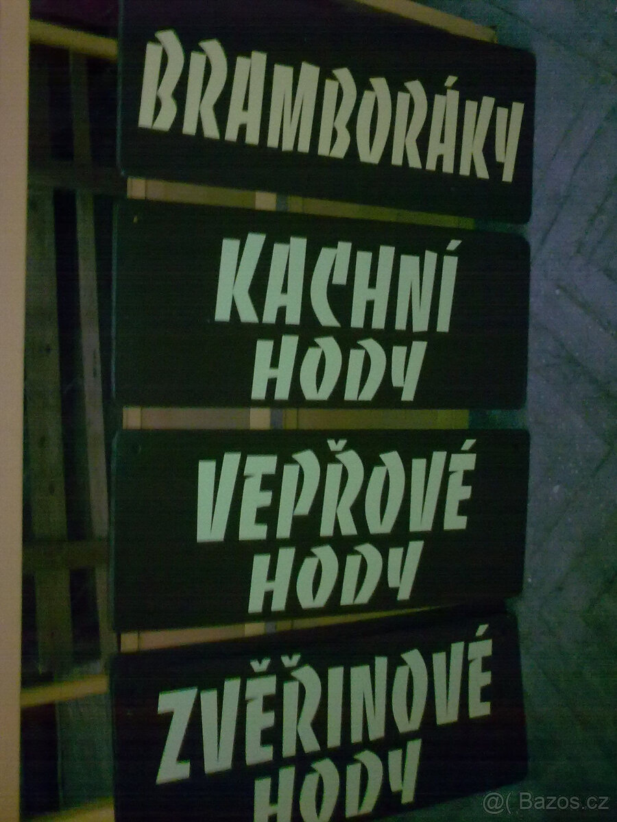 Gastro nabídková tabule - 2