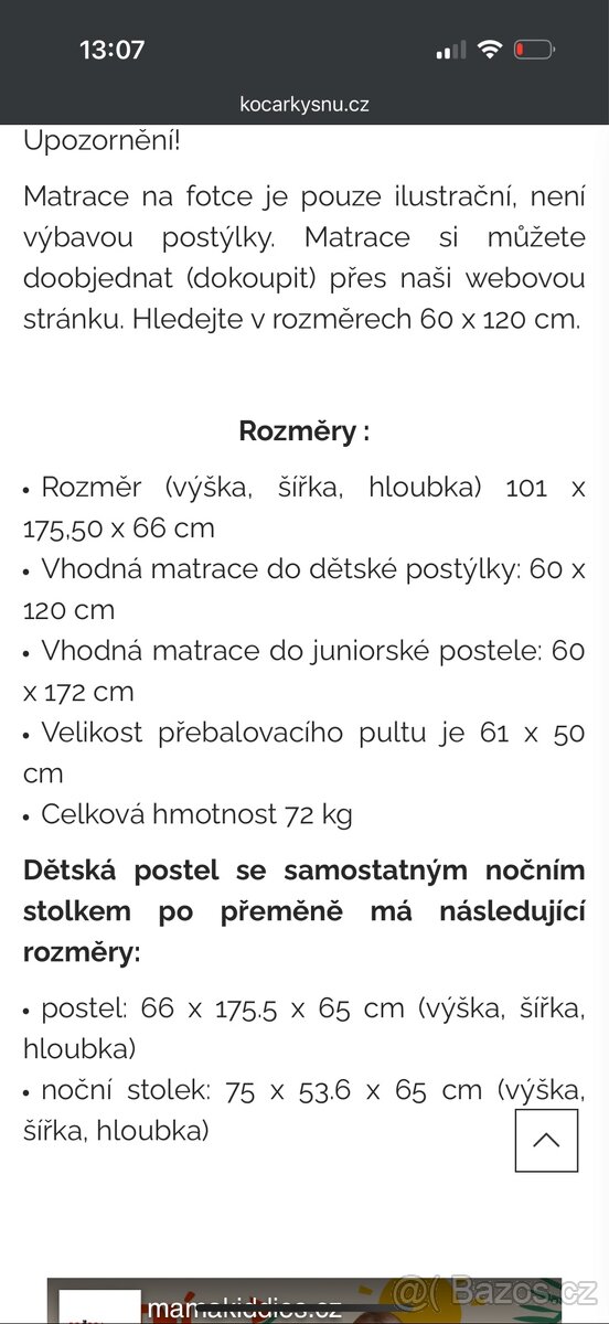 Postylka kombinovana uplne NOVA - 2