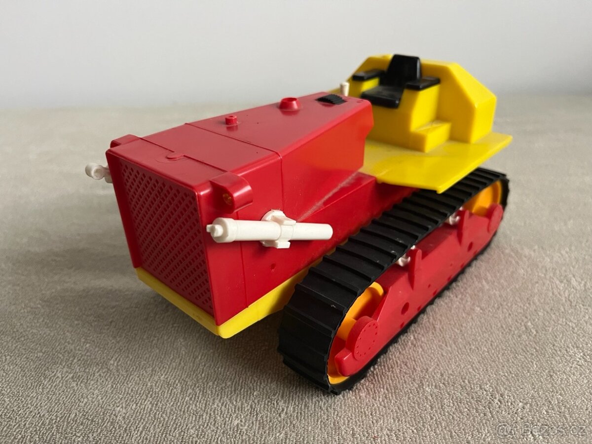 Retro hračky / Pásový buldozer FIAT BD 20 - ITAS (r.1981) - 2