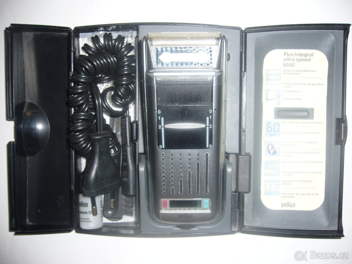 HOLÍCÍ STROJEK BRAUN FLEX INTEGRAL 6550 ULTRA SPEED - 2