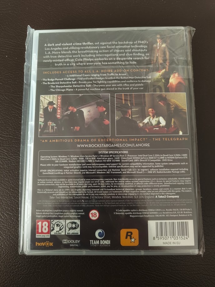 L.A. Noire (PC-Box 'CZ') - 2