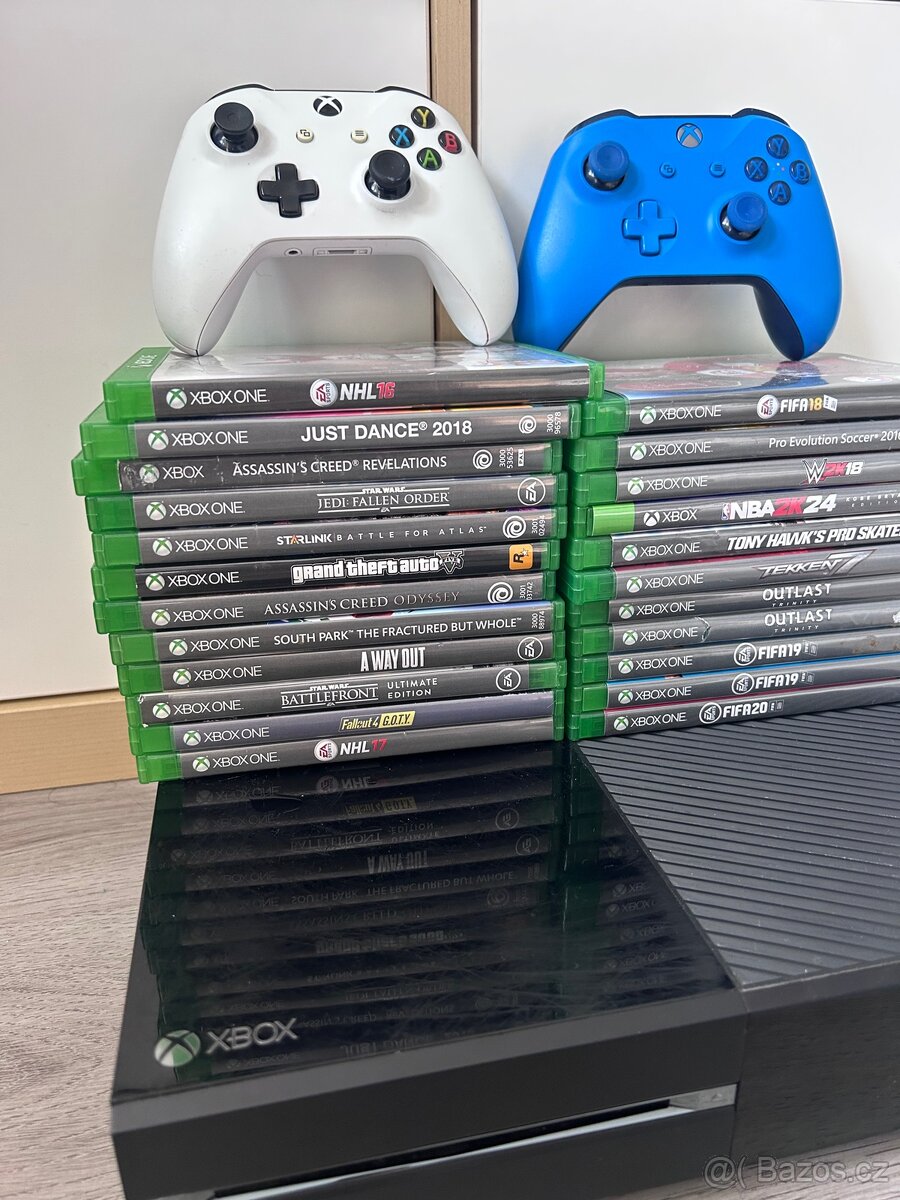 Xbox One + 2 Ovladače + Hry - 2