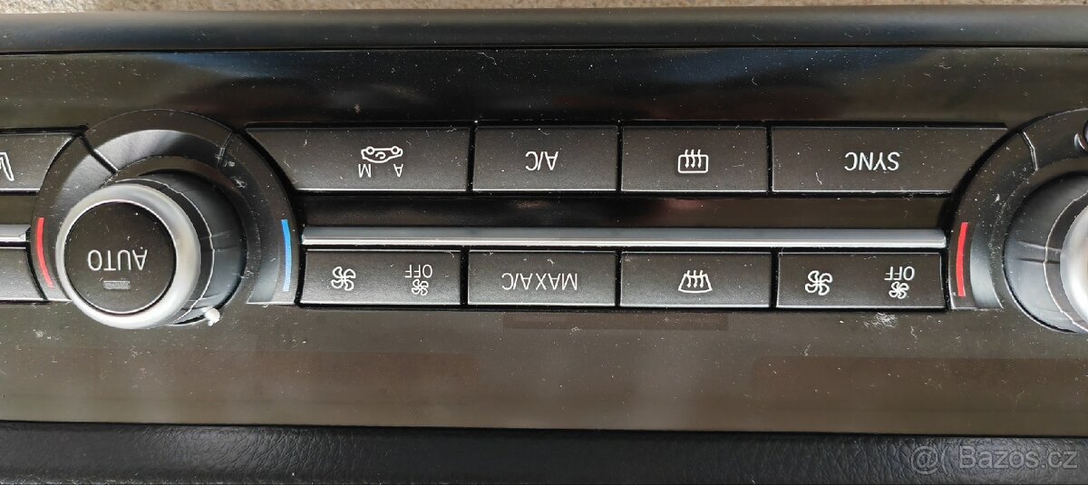 Ovládání klimatizace 4zóny + panel rádia BMW F10 F11 LCI - 2