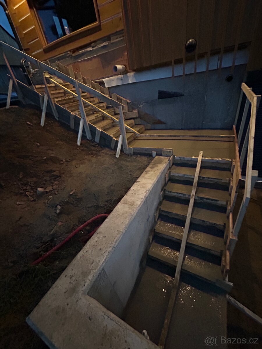 Šalung betonových schodů po celé ČR. - 2
