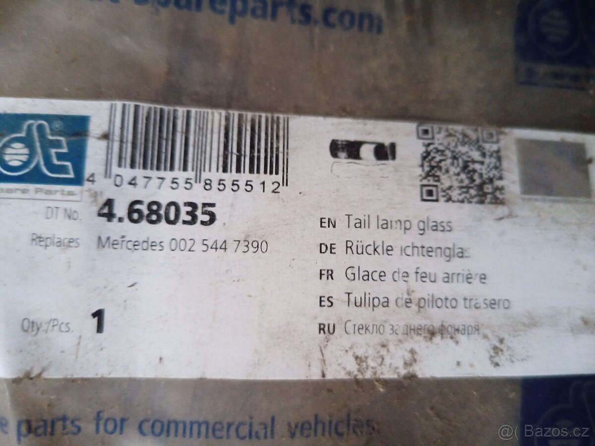 Kryt světla Mercedes Atego - 2