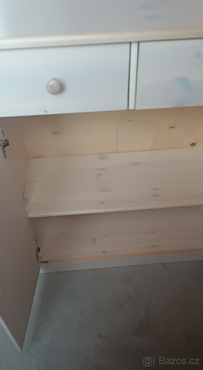 Komoda,stůl,knihovna - 2