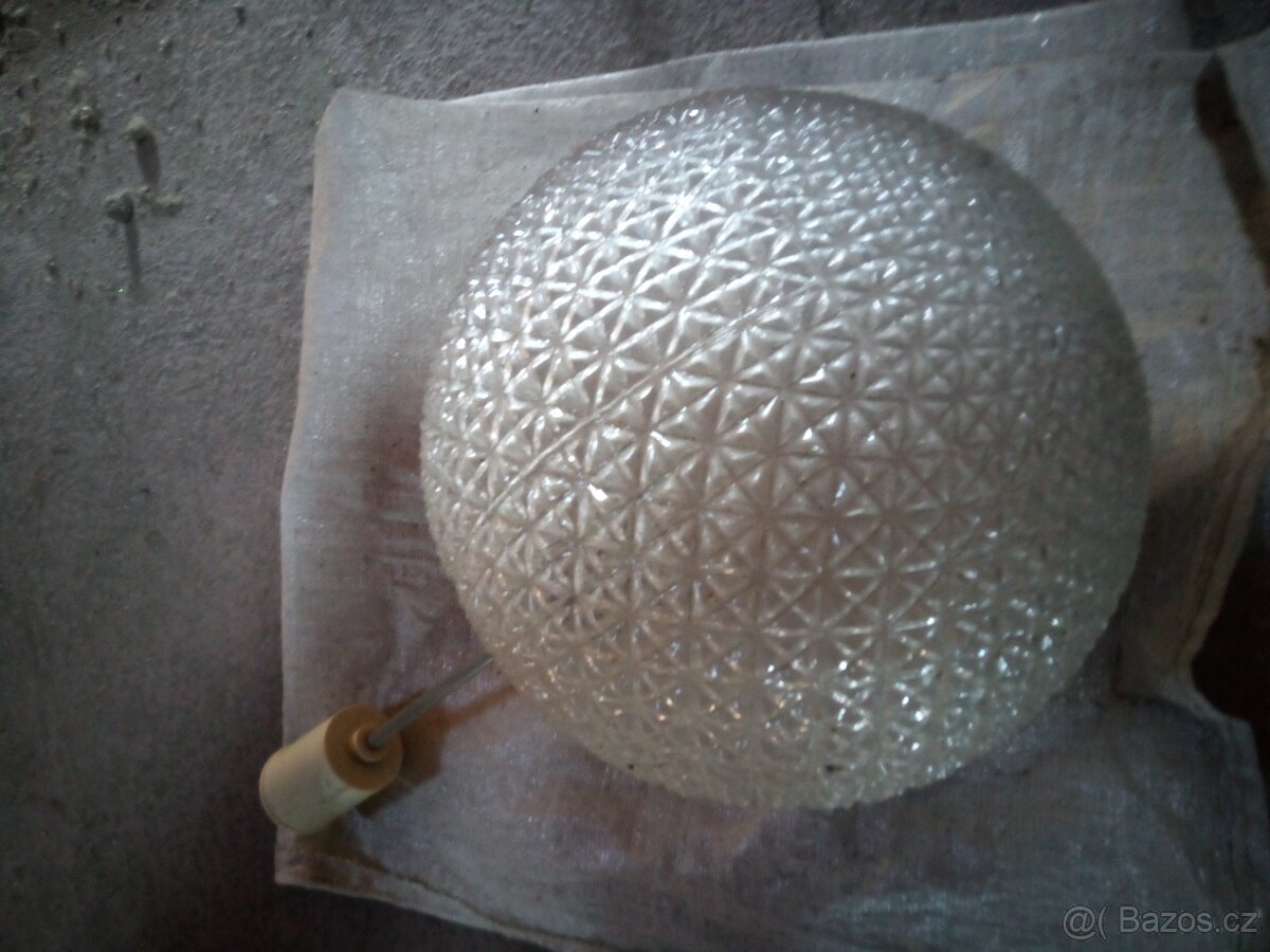 Skleněný lustr - koule - 2