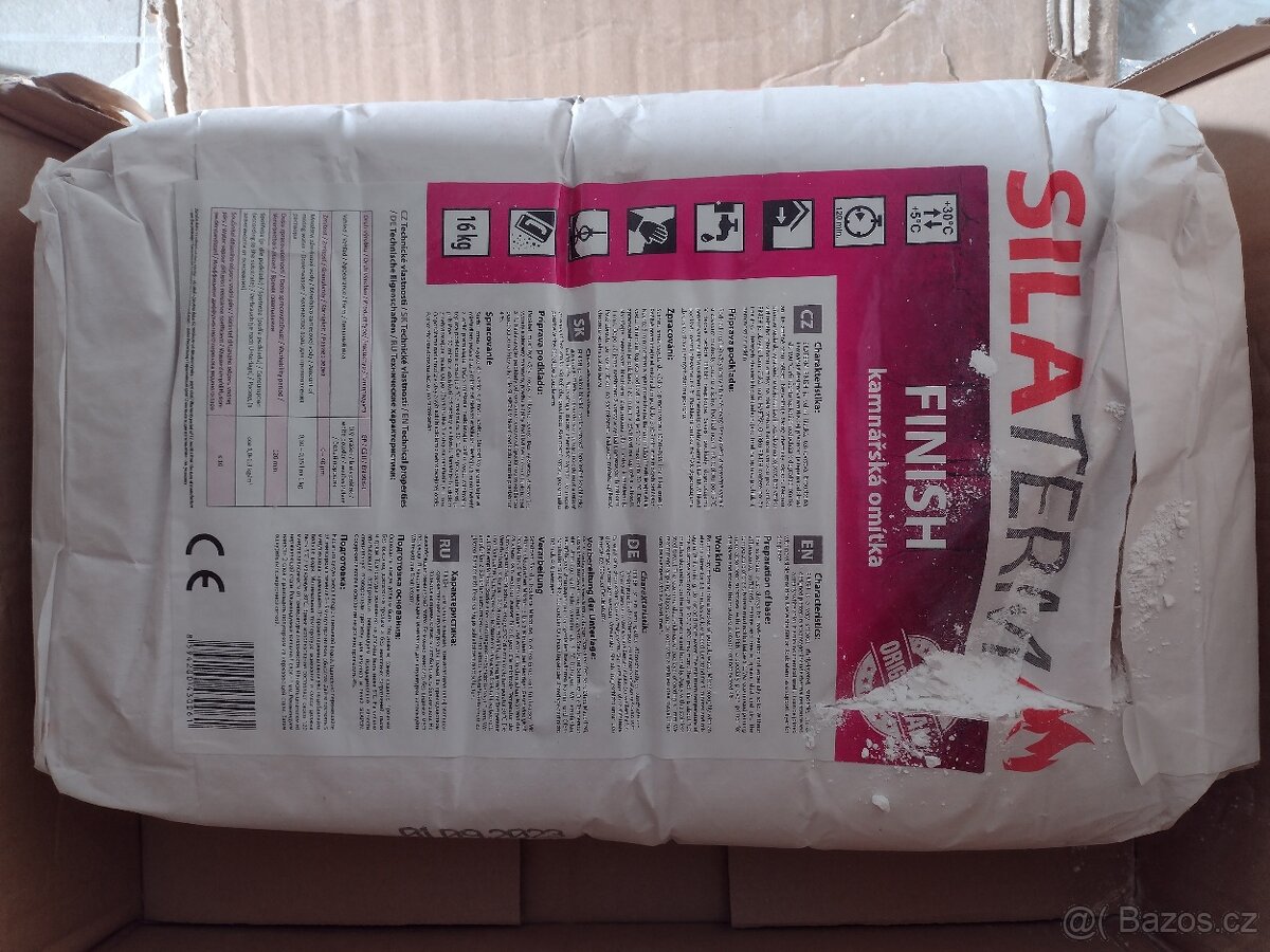 Silaterm Finish omítka na krb tepluodolná, 16kg - 2