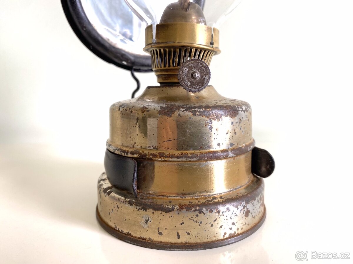 Petrolejová lampa petrolejka Ditmar, 115 let stará - 2
