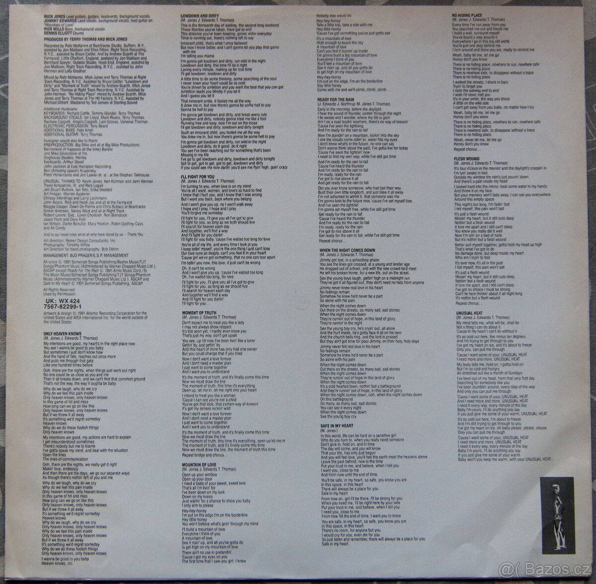 LP deska - Foreigner - Unusual Heat - 2