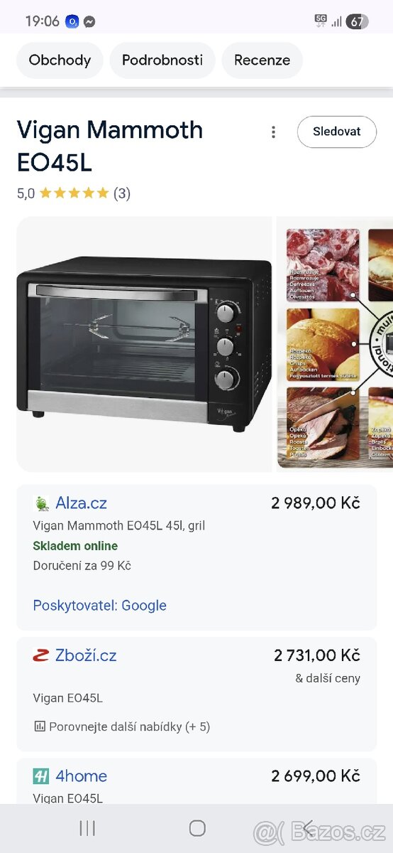 Elektrická trouba - 2