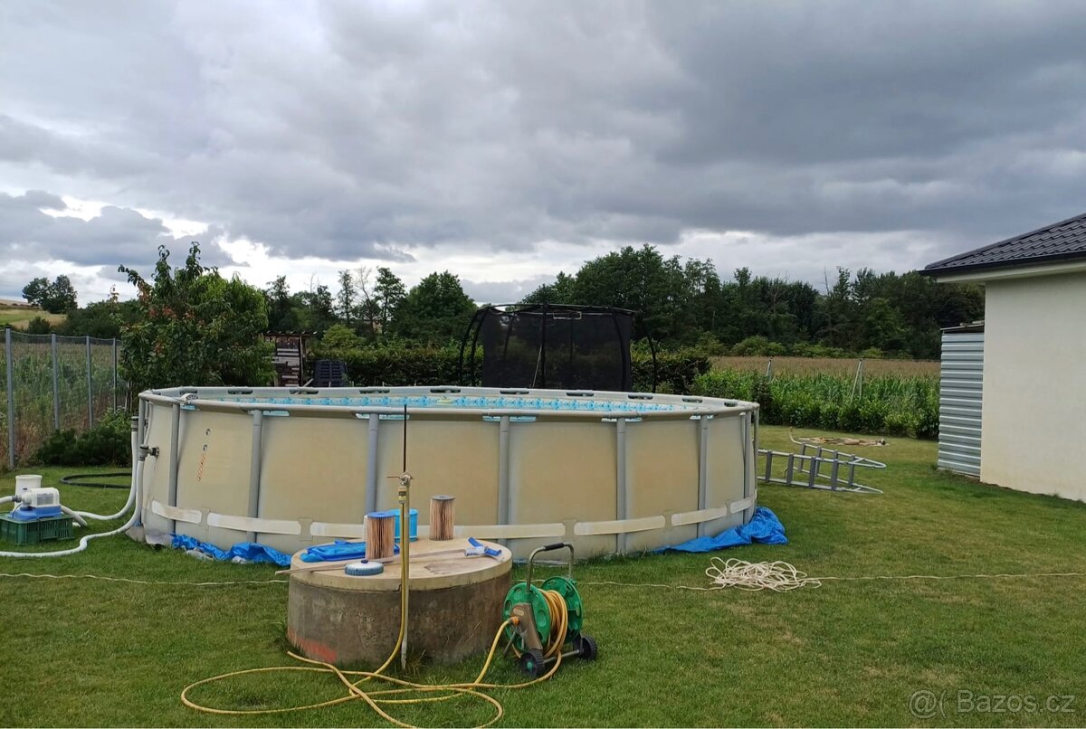 Bazén - Bestway Power Steel 6,10 x 1,22 m - 2